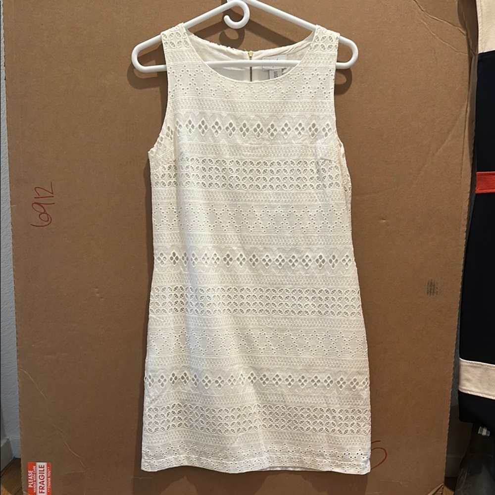 Elegant White Lace Dress